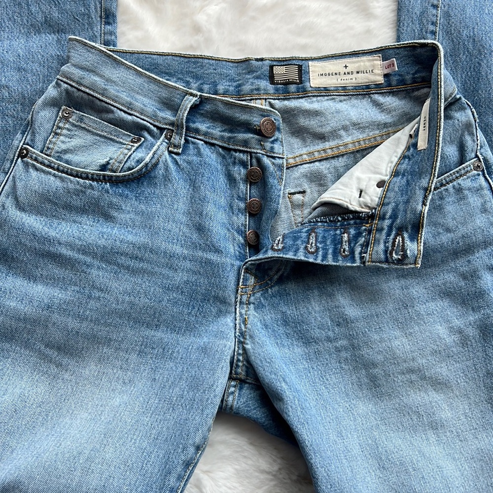 Imogene and Willie Henry Light Wash Rigid Jeans
